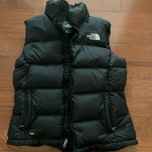 Women’s small north face vest black